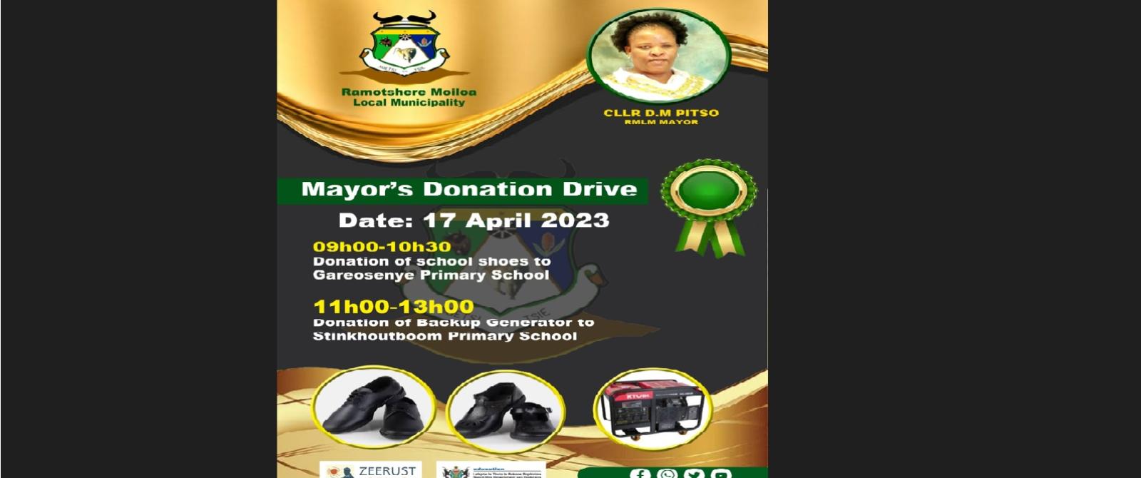 Mayor's Donation Drive